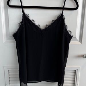Banana Republic Black Lace-Trim Camisole